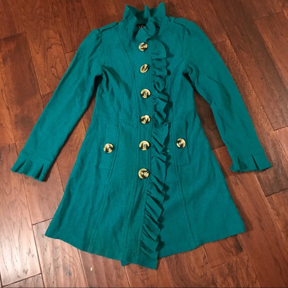 luii wool ruffle jacket